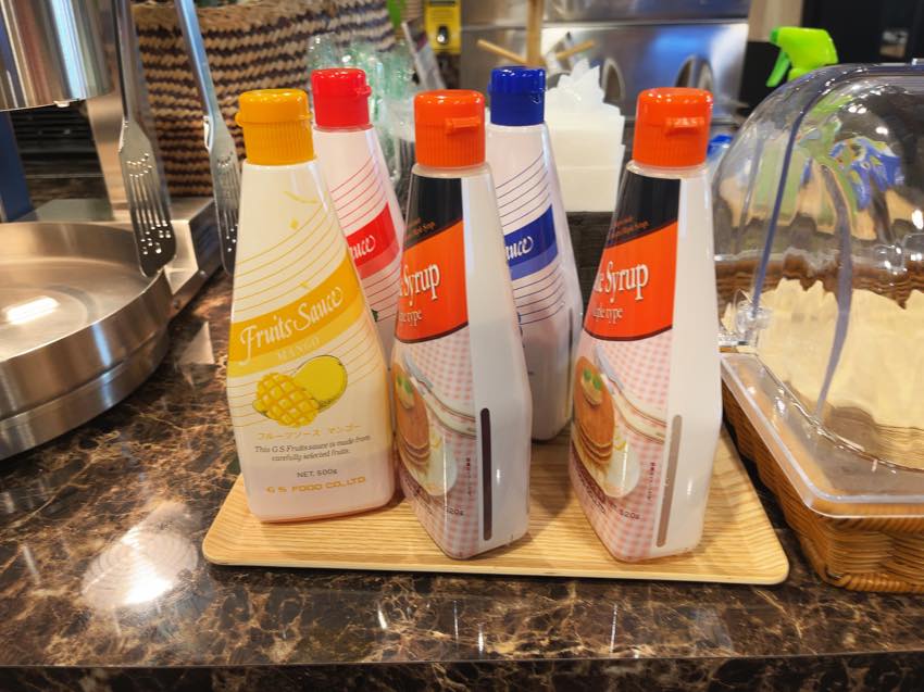 アクセアカフェ神保町店のパンケーキ