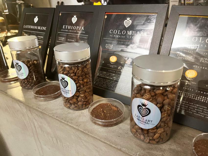 LATTE ART MANIA TOKYOの店内